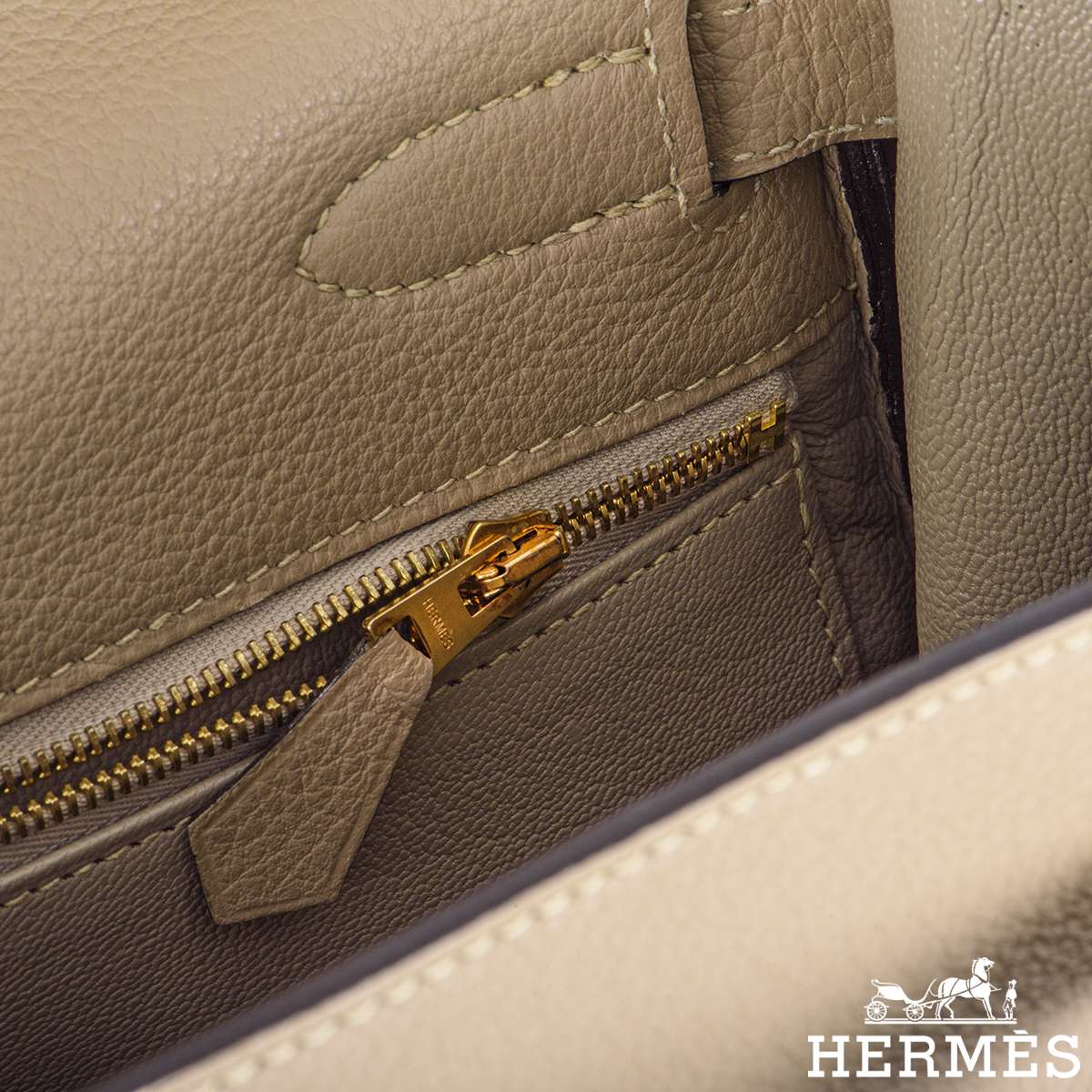 Hermes Gris Tourterelle Retourne Kelly 35 Bag – The Closet